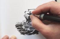 Speeddrawing – Frihåndstegning