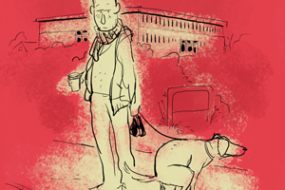 Forsideillustration til roman
