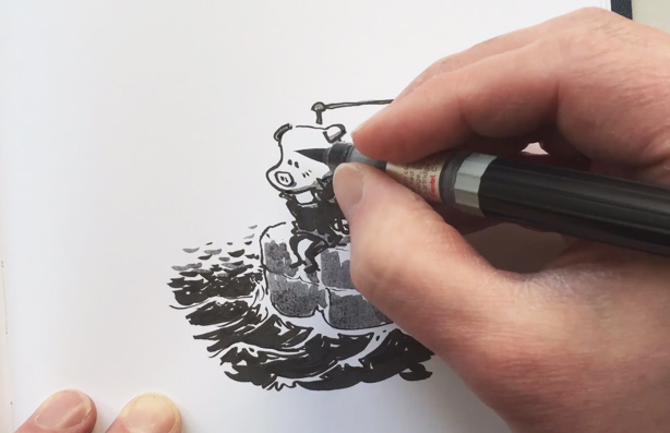 Speeddrawing – Frihåndstegning